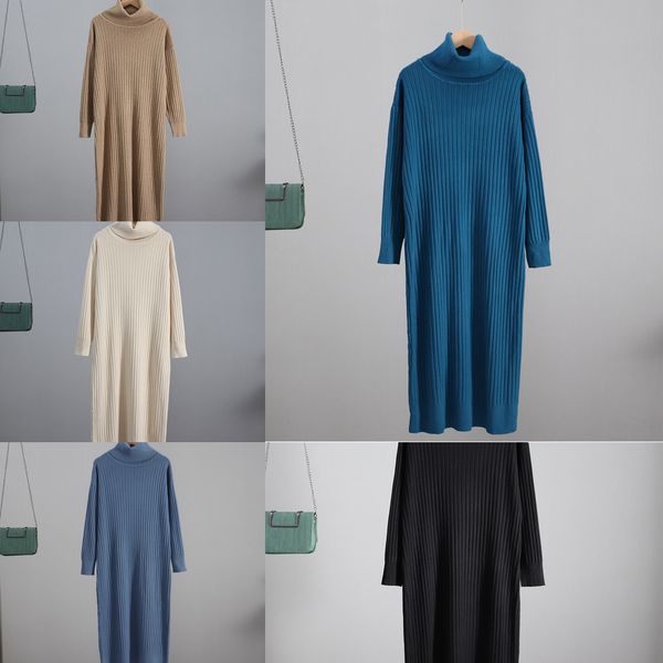gigogou turtleneck cowlneck women long knit straight dress autumn winter thick warm midi dress ribbed knitted christmas dresses h1210, Black;gray
gigogou turtleneck cowlneck women long knit straight dress autumn winter thick warm midi dress ribbed knitted christmas dresses h1210, Black;gray