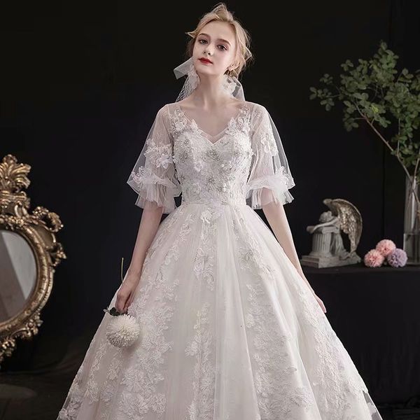 2021 new dress elegant lace bride 3d-flower dressed as novice bow for wedding party yof9, Blue;red
2021 new dress elegant lace bride 3d-flower dressed as novice bow for wedding party yof9, Blue;red