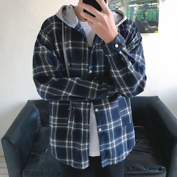 2019 spring new men's youth korean campus wind long sleeve couple plaid loose turtleneck shirt small fresh leisure party1, White;black
2019 spring new men's youth korean campus wind long sleeve couple plaid loose turtleneck shirt small fresh leisure party1, White;black