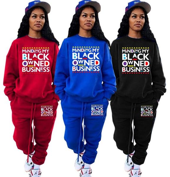 women blacks owned business letters print tracksuit crew neck hoodie pants two piece outfits casual sweater trousers sport suit e121602, White
women blacks owned business letters print tracksuit crew neck hoodie pants two piece outfits casual sweater trousers sport suit e121602, White