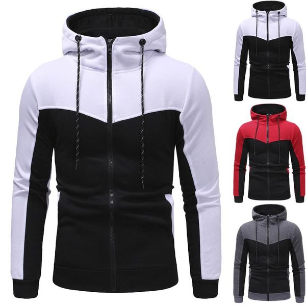 men's hoodies & sweatshirts 40# autumn winter packwork blousepants sets sports suit tracksuit sweat all-match leisure splicing capuche, Black
men's hoodies & sweatshirts 40# autumn winter packwork blousepants sets sports suit tracksuit sweat all-match leisure splicing capuche, Black