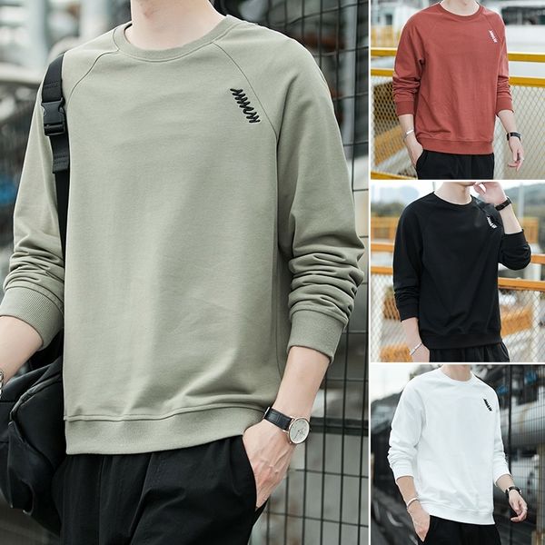 autumn leisure harajuku sweatshirt tracksuits men black white plus size soft simple style hoodie casual loose male pullovers 201127
autumn leisure harajuku sweatshirt tracksuits men black white plus size soft simple style hoodie casual loose male pullovers 201127