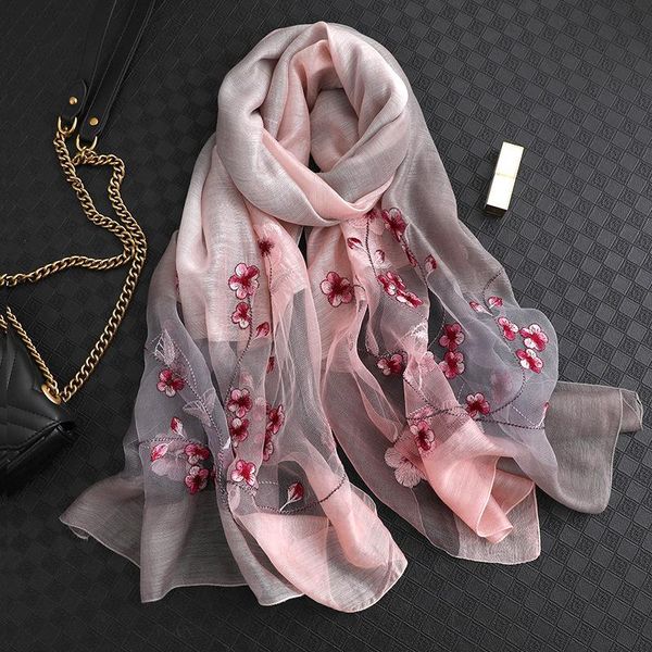 2020 designer brand women silk scarf wool shawls and wraps lady fashion floral embroidery pashmina scarves foulard beach stoles wmtzfn, Blue;gray
2020 designer brand women silk scarf wool shawls and wraps lady fashion floral embroidery pashmina scarves foulard beach stoles wmtzfn, Blue;gray