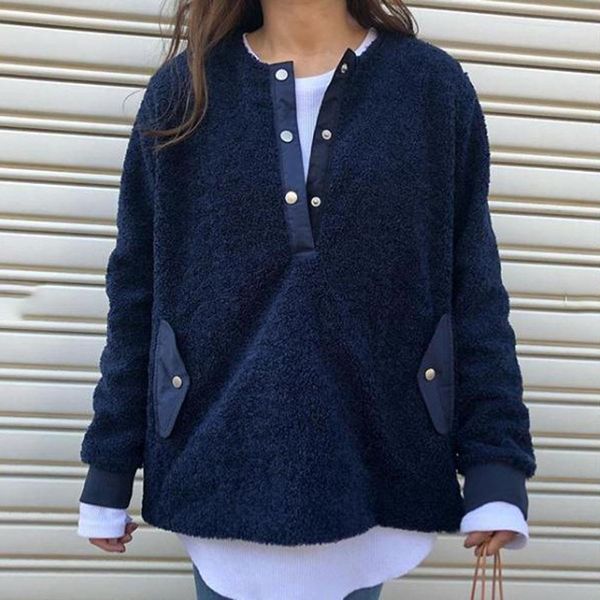 fleece t-shirt women autumn spring solid dark blue long sleeve korean office ladies basic loose tees shirts warm female, White
fleece t-shirt women autumn spring solid dark blue long sleeve korean office ladies basic loose tees shirts warm female, White