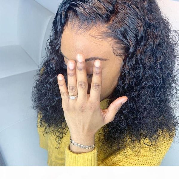150% density curly lace front human hair wigs 13x4 for black women bleached knots remy brazilian hair with baby pre plucked, Black;brown
150% density curly lace front human hair wigs 13x4 for black women bleached knots remy brazilian hair with baby pre plucked, Black;brown