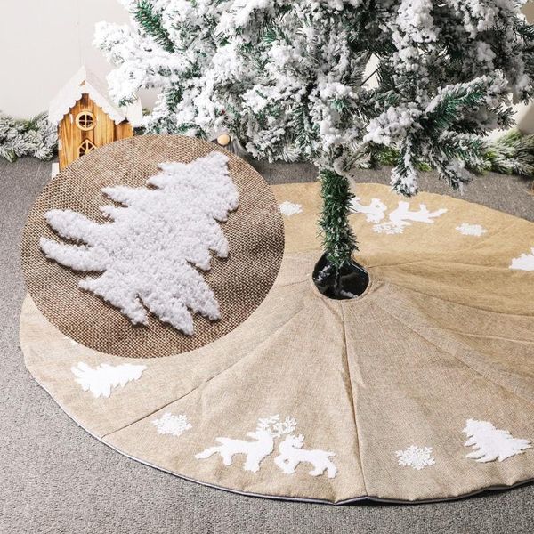 122cm multicolor linen embroidered snowflake christmas tree skirt christmas new year home decoration tool super soft cover1
122cm multicolor linen embroidered snowflake christmas tree skirt christmas new year home decoration tool super soft cover1
