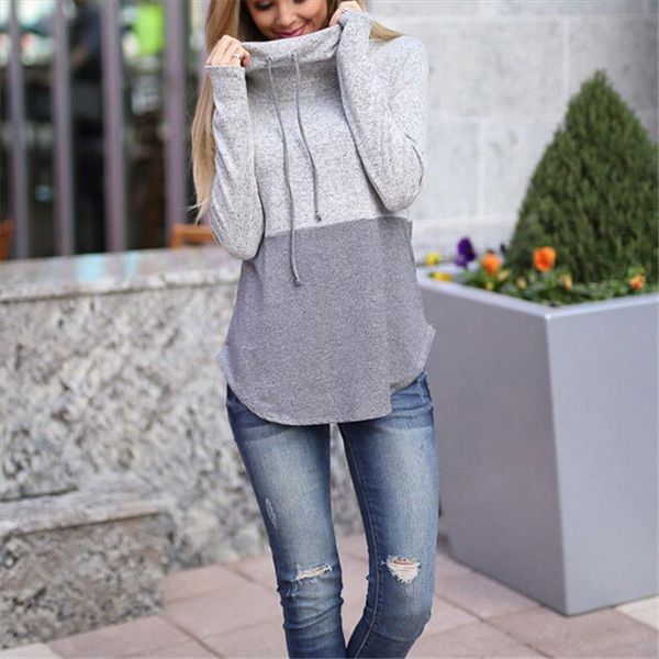 womens autumn winter hoodie sweatshirt long sleeve color patchwork jumper pullover coat fashion ladies casual sweatshirts, Black
womens autumn winter hoodie sweatshirt long sleeve color patchwork jumper pullover coat fashion ladies casual sweatshirts, Black