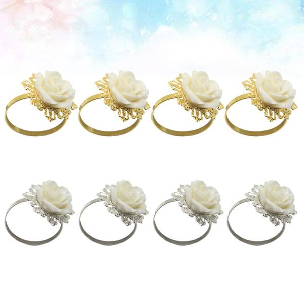 napkin rings 8pcs creative buckles rose shape iron ring for restaurant (golden and silver)
napkin rings 8pcs creative buckles rose shape iron ring for restaurant (golden and silver)