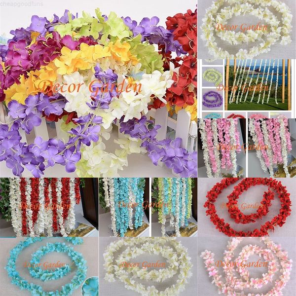 giftssml52m artificial wisteria hydrangea flower rattan silk vines for wedding party centerpieces decorations home ornament fv03
giftssml52m artificial wisteria hydrangea flower rattan silk vines for wedding party centerpieces decorations home ornament fv03