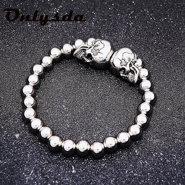onlysda steampunk skull bracelets elastic steel beads chain double skeleton men bracelets sets male hand accessories osl141 wmtoic, Bronze;silver
onlysda steampunk skull bracelets elastic steel beads chain double skeleton men bracelets sets male hand accessories osl141 wmtoic, Bronze;silver