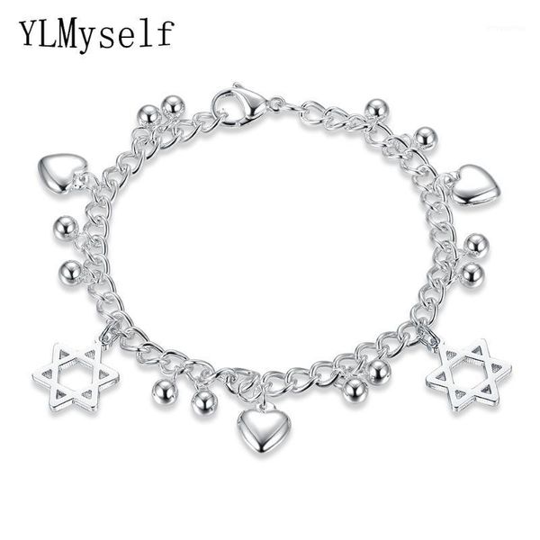 ylmyself women charms bracelet stainless steel pulseira feminina start heart diy pendants gift bracelets & bangle1, Golden;silver
ylmyself women charms bracelet stainless steel pulseira feminina start heart diy pendants gift bracelets & bangle1, Golden;silver