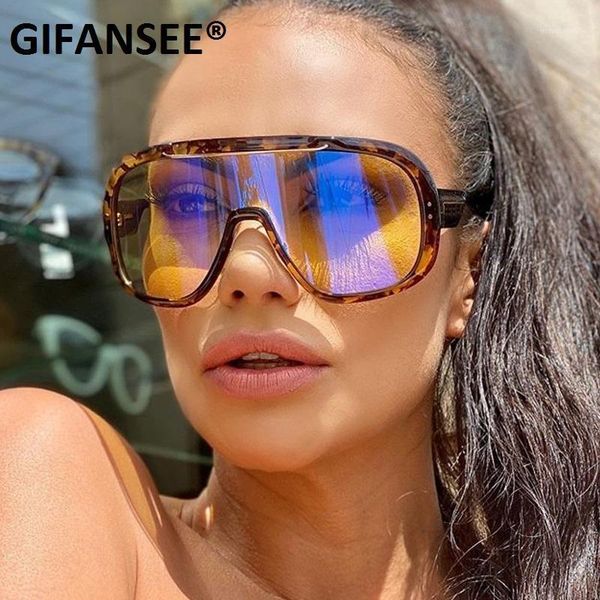 gifansee super big frame one piece sunglasses women 2020 glasses men vintage windproof oversized shades female1, White;black
gifansee super big frame one piece sunglasses women 2020 glasses men vintage windproof oversized shades female1, White;black
