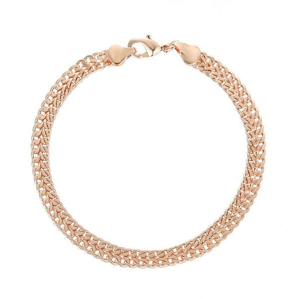 1pcs 6mm men women gold color bracelet bangles lobster clasp rose chain accessories e137, Black
1pcs 6mm men women gold color bracelet bangles lobster clasp rose chain accessories e137, Black