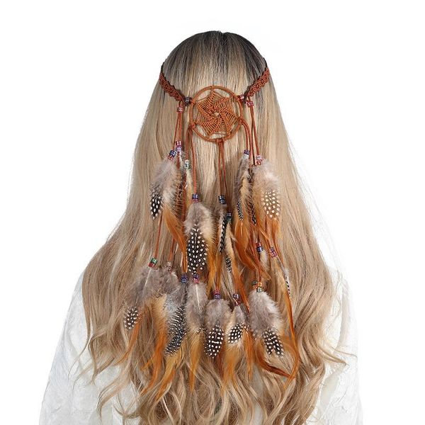 haimeikang bohemian feather dream catcher hair bands for women elastic national style headband peacock hippie hair acc qylllk 
haimeikang bohemian feather dream catcher hair bands for women elastic national style headband peacock hippie hair acc qylllk