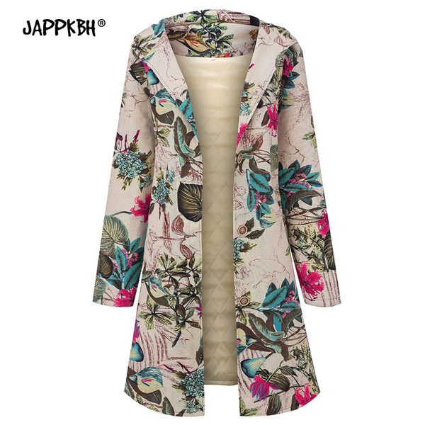 autumn winter jackets women casual plus size slim hooded coat female vintage floral print cotton and linen warm long parkas 201028, Black
autumn winter jackets women casual plus size slim hooded coat female vintage floral print cotton and linen warm long parkas 201028, Black