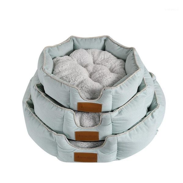 kennels & pens pet dog striped winter keeping warm bed mats kennel washable breathable beds for dogs cats db7501
kennels & pens pet dog striped winter keeping warm bed mats kennel washable breathable beds for dogs cats db7501