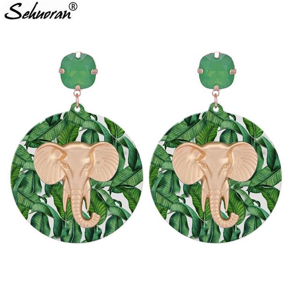 sehuoran round resin drop earrings for woman with mat gold zinc alloy pendients elephant big earrings fashion jewelry gifts, Silver
sehuoran round resin drop earrings for woman with mat gold zinc alloy pendients elephant big earrings fashion jewelry gifts, Silver
