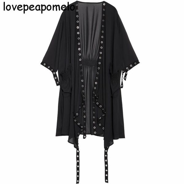 women's trench coats spring and autumn windbreaker costumas large size streetwear chiffon cardigan big batwing sleeve black overcoat 36, Tan;black
women's trench coats spring and autumn windbreaker costumas large size streetwear chiffon cardigan big batwing sleeve black overcoat 36, Tan;black