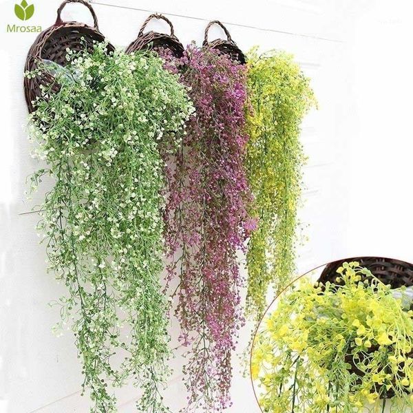 mrosaa simulation rattan plant flower artificial fake flower hang green artificial living room wall party home decoration1
mrosaa simulation rattan plant flower artificial fake flower hang green artificial living room wall party home decoration1