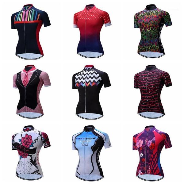 cycling jersey women bike shirt short sleeve mtb mountain ropa road racing bicycle clothes female wear red1, Black;red
cycling jersey women bike shirt short sleeve mtb mountain ropa road racing bicycle clothes female wear red1, Black;red