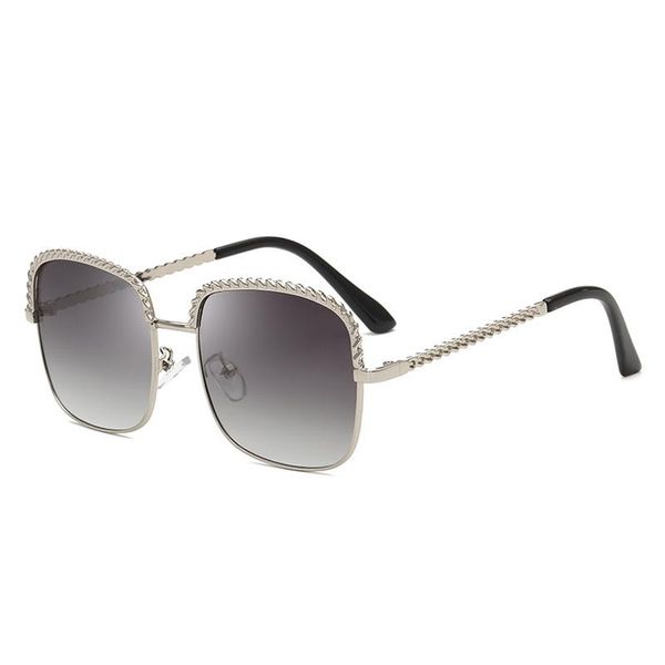 2020 new metal square thread sunglasses women personalized authentic glasses, White;black
2020 new metal square thread sunglasses women personalized authentic glasses, White;black