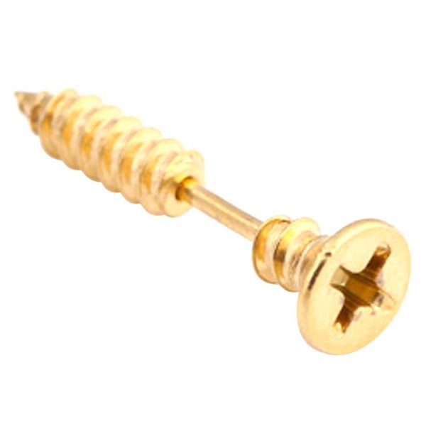 stud 1 piece stainless steel hypoallergenic screw earrings punk personality fashion jewelry accessories gold color earring, Golden;silver
stud 1 piece stainless steel hypoallergenic screw earrings punk personality fashion jewelry accessories gold color earring, Golden;silver