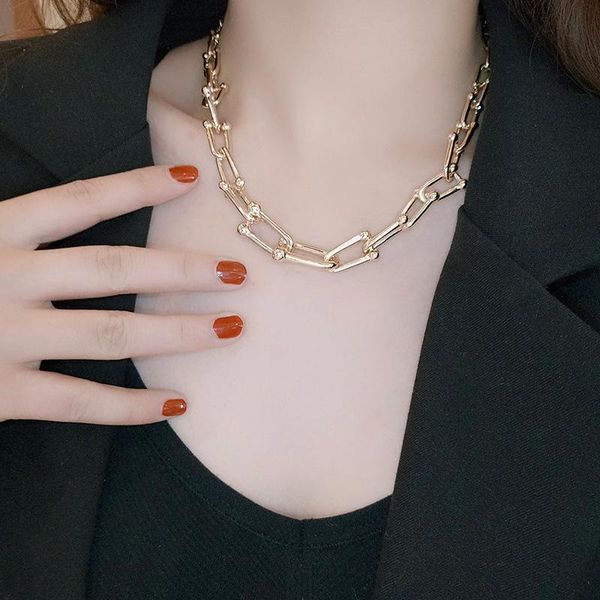 chokers retro banquet necklace in europe and america thick chain exaggerated clavicle hip hop sweater, Golden;silver
chokers retro banquet necklace in europe and america thick chain exaggerated clavicle hip hop sweater, Golden;silver