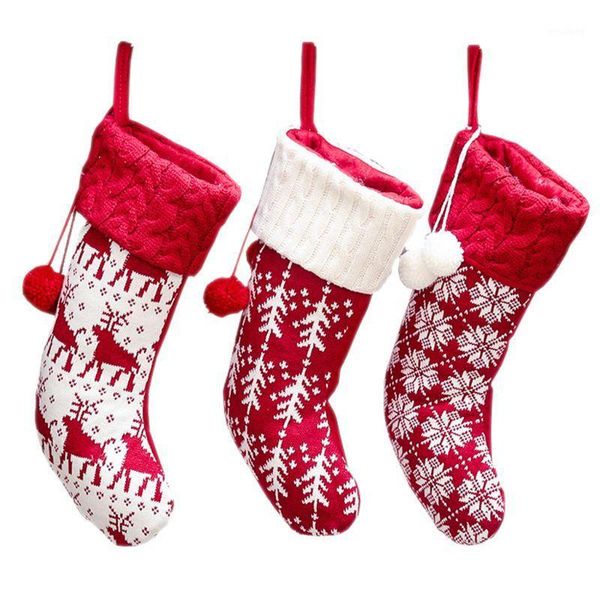 christmas decorations knitted stockings xmas tree hanging candy gift bag festival holiday decor ornaments m76d1
christmas decorations knitted stockings xmas tree hanging candy gift bag festival holiday decor ornaments m76d1