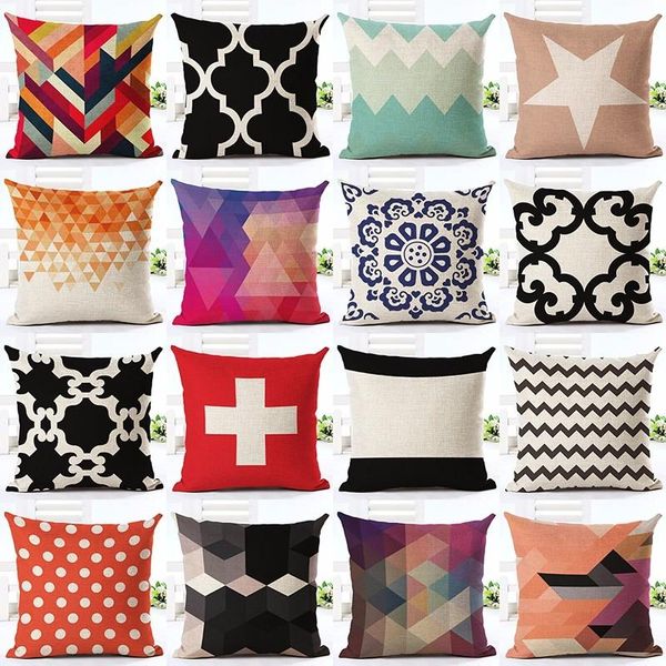 nordic style geometry pattern printed throw pillow case linen cotton cushion cover creative decoration for sofa car covers
nordic style geometry pattern printed throw pillow case linen cotton cushion cover creative decoration for sofa car covers