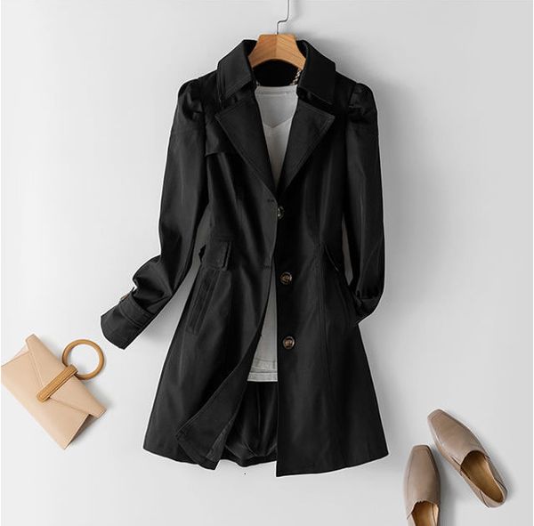 2021 new female jacket of medium length korean style thin spring and autumn value 5x9c, Black;brown
2021 new female jacket of medium length korean style thin spring and autumn value 5x9c, Black;brown