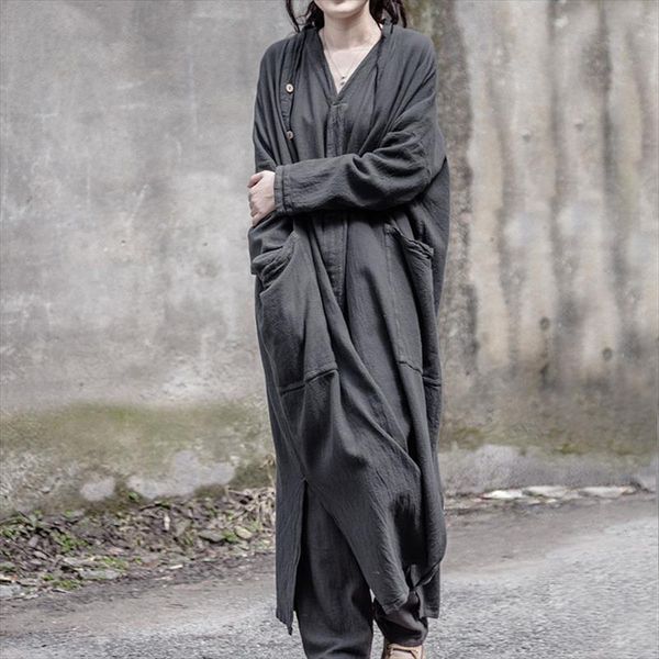 женщины maxi trench trench vintage 2021 осень новые карманы с длинным рукавом 5 цвет большой размер женщин одежда длинное белье, Tan;black
женщины maxi trench trench vintage 2021 осень новые карманы с длинным рукавом 5 цвет большой размер женщин одежда длинное белье, Tan;black
