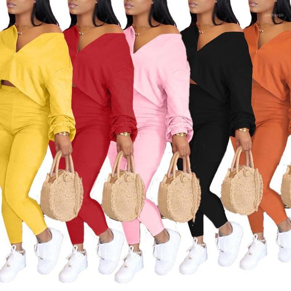 gym clothing ladies temperament clothes set women solid color long sleeve short + casual pants tracksuit sportswear for women1, White;black
gym clothing ladies temperament clothes set women solid color long sleeve short + casual pants tracksuit sportswear for women1, White;black