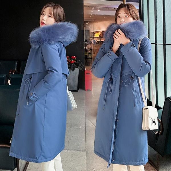 women's down & parkas women clothing 2021 cotton liner fashion long hooded winter woman warm fur collar plus size coats female, Black
women's down & parkas women clothing 2021 cotton liner fashion long hooded winter woman warm fur collar plus size coats female, Black