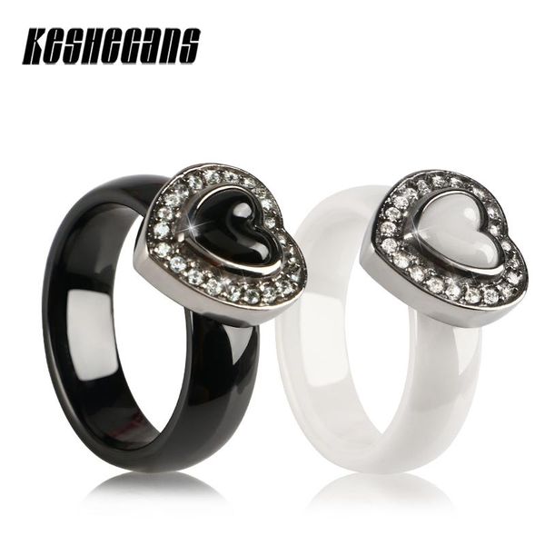 wedding rings design heart shape ceramic ring black white color with 1 row crystal women jewelry 6mm wide engagement gifts for lady, Slivery;golden
wedding rings design heart shape ceramic ring black white color with 1 row crystal women jewelry 6mm wide engagement gifts for lady, Slivery;golden