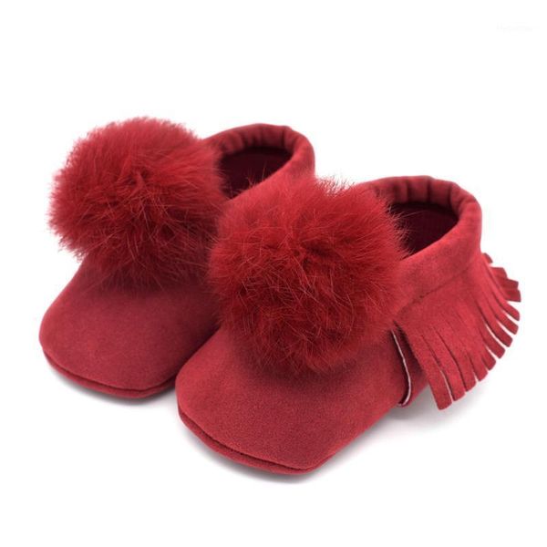 first walkers baby fur ball style fashion suede pu leather moccasins shoes boys girls soft sole1
first walkers baby fur ball style fashion suede pu leather moccasins shoes boys girls soft sole1