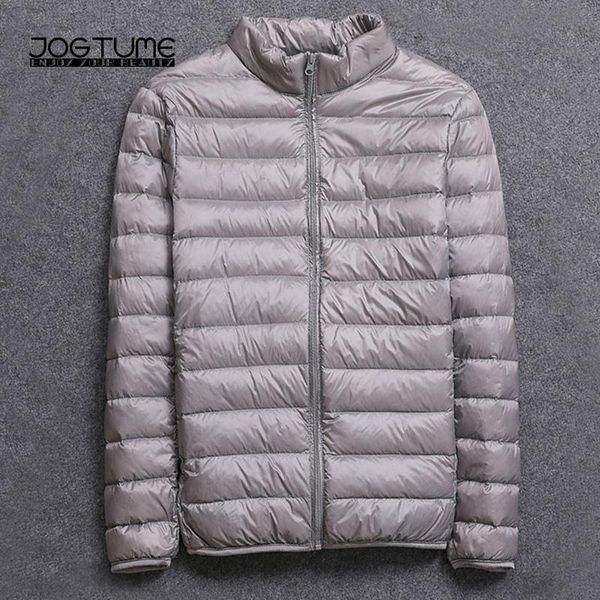 men's jackets spring autumn men coats warm duck down filler ultra thin plus size s-5xl stand collar male winter coat with portable bag, Black;brown
men's jackets spring autumn men coats warm duck down filler ultra thin plus size s-5xl stand collar male winter coat with portable bag, Black;brown