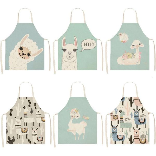 1pc alpaca cotton sleeveless aprons cactus linen printed kitchen women pinafore home cooking baking waist bib 68x55cm
1pc alpaca cotton sleeveless aprons cactus linen printed kitchen women pinafore home cooking baking waist bib 68x55cm