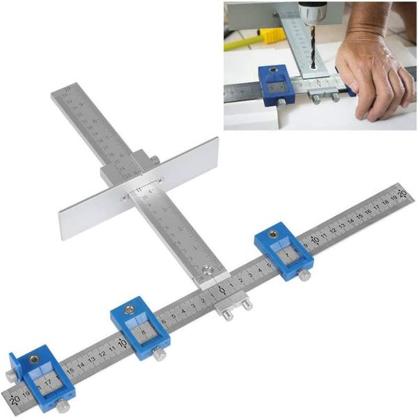 professional hand tool sets aluminum alloy cabinet hardware jig punch locator w/ steel drill guide sleeve measuring for installation of hand
professional hand tool sets aluminum alloy cabinet hardware jig punch locator w/ steel drill guide sleeve measuring for installation of hand