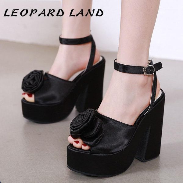 leopard land 14cm heel 5cm platfrom high heel sandals womens shoes wedge sandals block shoes platform -p401, Black
leopard land 14cm heel 5cm platfrom high heel sandals womens shoes wedge sandals block shoes platform -p401, Black