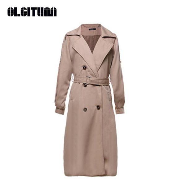 olgitum 2020 autumn women trench coat long windbreaker europe america fashion double-breasted slim trench mujer abrigos tr087, Tan;black
olgitum 2020 autumn women trench coat long windbreaker europe america fashion double-breasted slim trench mujer abrigos tr087, Tan;black