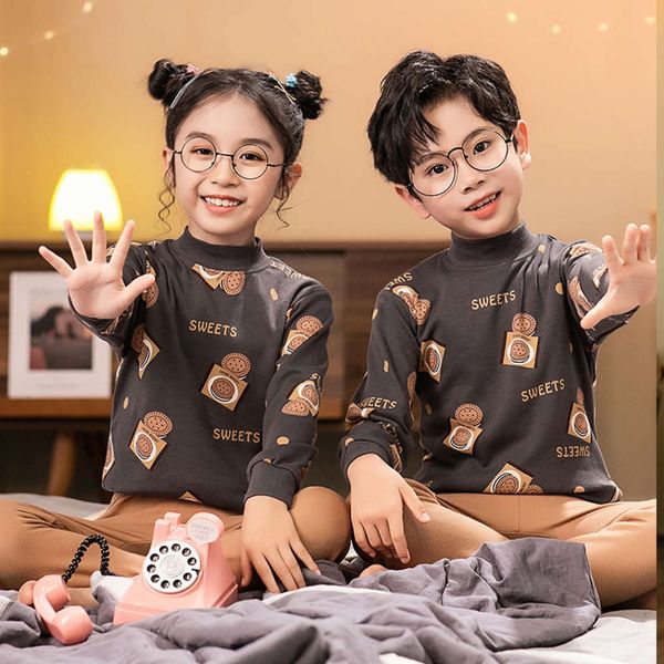 winter middle children's underwear set pure and pajamas cotton boys' round high collar girls' autumn 5ruw, Blue;red
winter middle children's underwear set pure and pajamas cotton boys' round high collar girls' autumn 5ruw, Blue;red