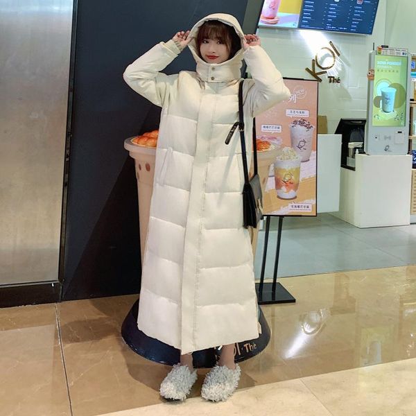 women's down & parkas korean style mid llength cotton women loose knee to ankle thick warm jacket fashion slim streetwear winter clothe, Black
women's down & parkas korean style mid llength cotton women loose knee to ankle thick warm jacket fashion slim streetwear winter clothe, Black