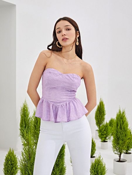 schiffy peplum tube b0pv#, White
schiffy peplum tube b0pv#, White