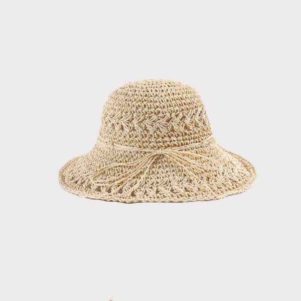 2021 the new style joker solid color bowknot handmade straw hat foldable sun hat outdoor travel hat for girl and women 03 g220311, Blue;gray 
2021 the new style joker solid color bowknot handmade straw hat foldable sun hat outdoor travel hat for girl and women 03 g220311, Blue;gray