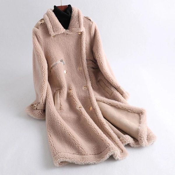 2021 winter women plus size lamb fur coat fashion double breasted long jacket warm particles sheep shearing overcoat ladies h896, Black
2021 winter women plus size lamb fur coat fashion double breasted long jacket warm particles sheep shearing overcoat ladies h896, Black