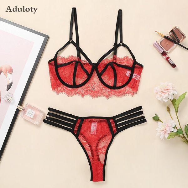 aduloty orange lace floral sheer lingerie set women underwire intimates 2020 cut out bra and thongs ladies underwear sets c1211, Black;white
aduloty orange lace floral sheer lingerie set women underwire intimates 2020 cut out bra and thongs ladies underwear sets c1211, Black;white