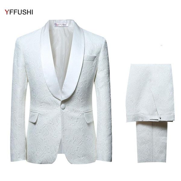 yffushi 2021 men suit men single breasted white suits tuxedo grooms wedding suits for party dress slim fit plus size 6xl, White;black
yffushi 2021 men suit men single breasted white suits tuxedo grooms wedding suits for party dress slim fit plus size 6xl, White;black