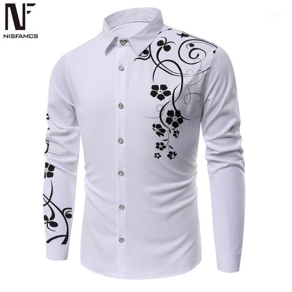 vintage flower print shirt mature man wedding party costume turn-down collar men shirts long sleeve clothes summer wear 2019 new1, White;black
vintage flower print shirt mature man wedding party costume turn-down collar men shirts long sleeve clothes summer wear 2019 new1, White;black