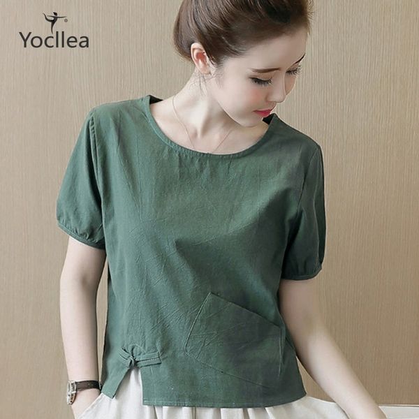 women casual blouse short sleeve cotton linen shirt blouse female loose large size summer autumn white shirts retro split y200622
women casual blouse short sleeve cotton linen shirt blouse female loose large size summer autumn white shirts retro split y200622