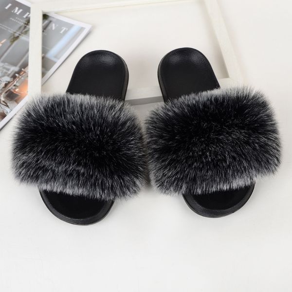 faux fur slippers house furry slides home summer women shoes fluffy plush ladies sandals flip flops flat outdoor mule big size, Black
faux fur slippers house furry slides home summer women shoes fluffy plush ladies sandals flip flops flat outdoor mule big size, Black